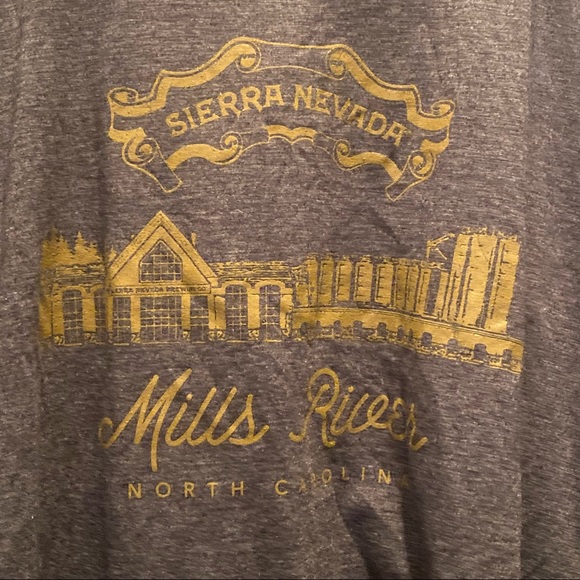 Sierra Nevada Mills River NC Brewery T- Shirt Shirt New NWT XL - Picture 2 of 3